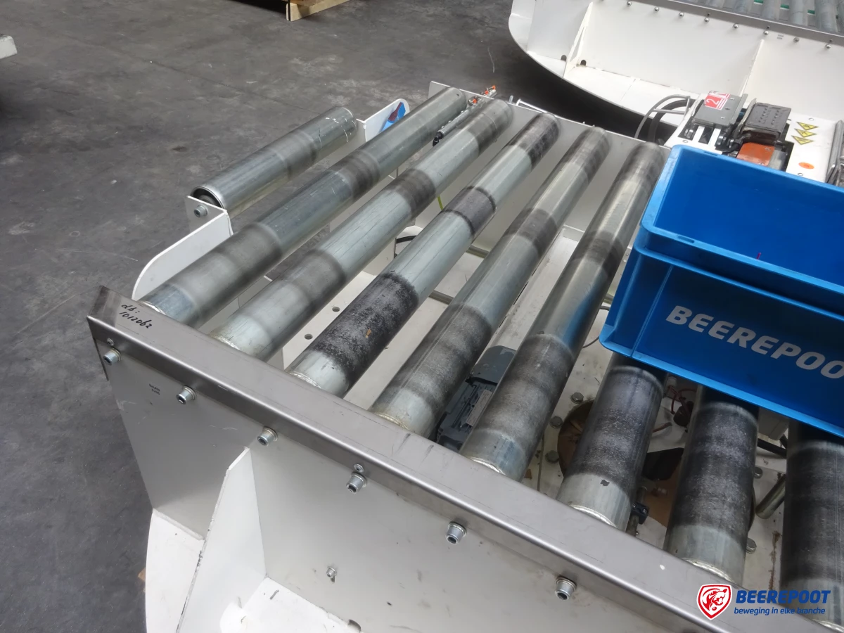 Roterende rollenbaanwissel